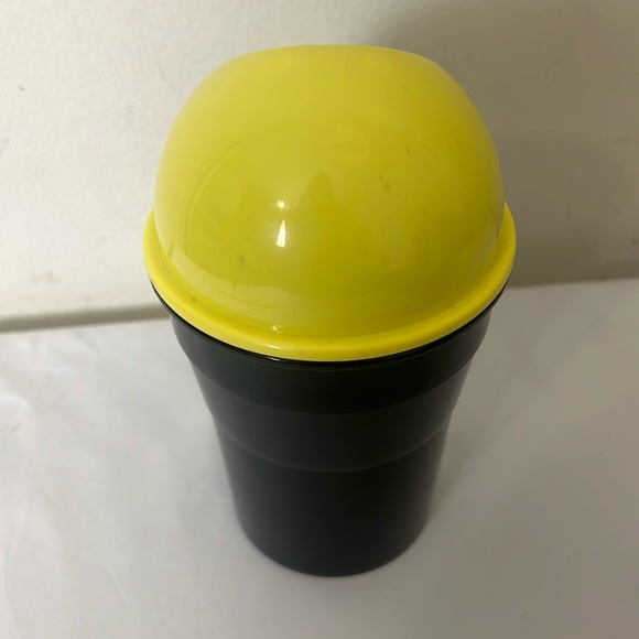 New Plastic Car Cup holder Garbage Can.Portable Trash Can for car,Office Yellow - Picture 8 of 11
